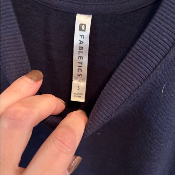 Fabletics Deep Blue Sweater Dress with Pockets - Picture 3 of 5